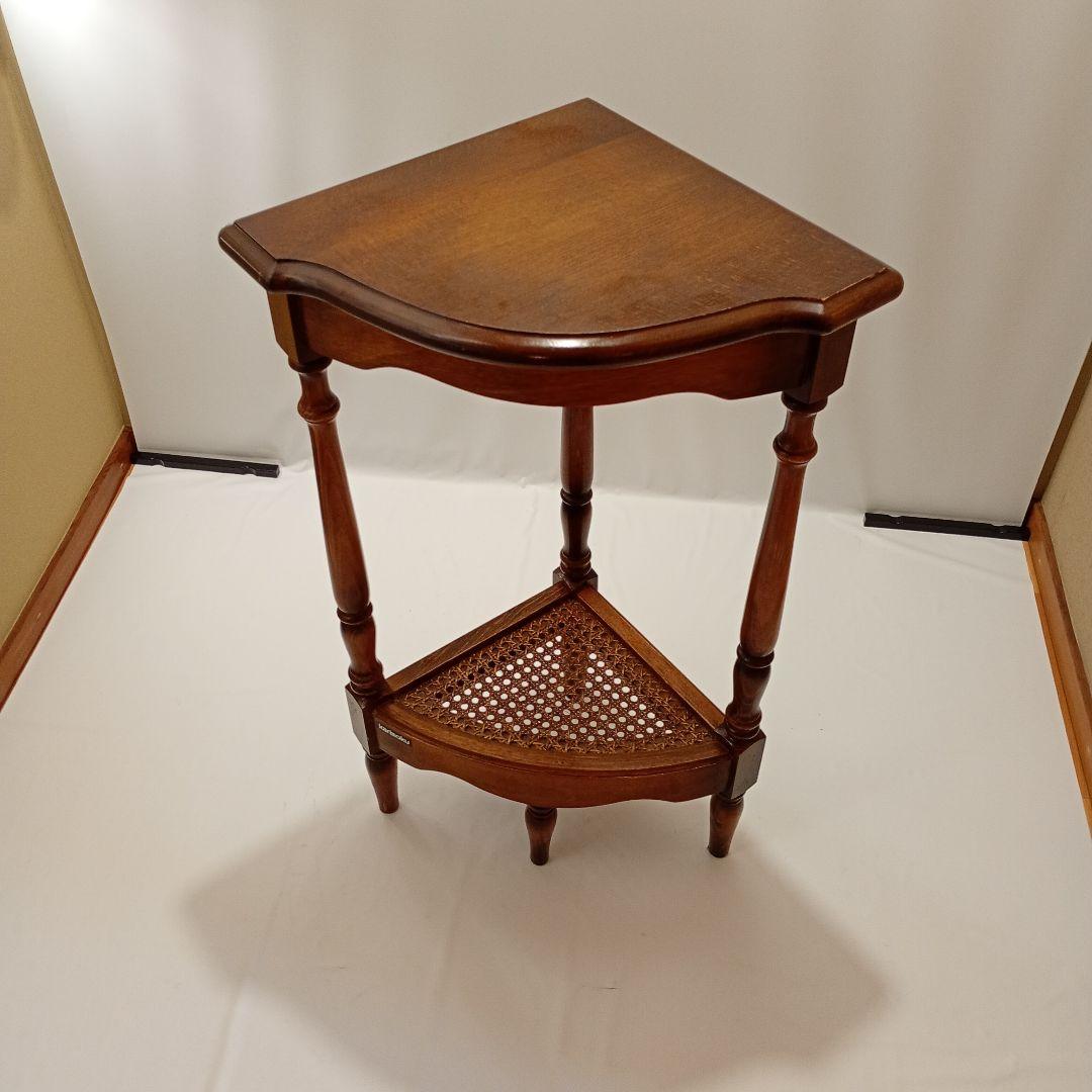 カリモク コロニアル コーナーラック アンティーク ビンテージ ラック