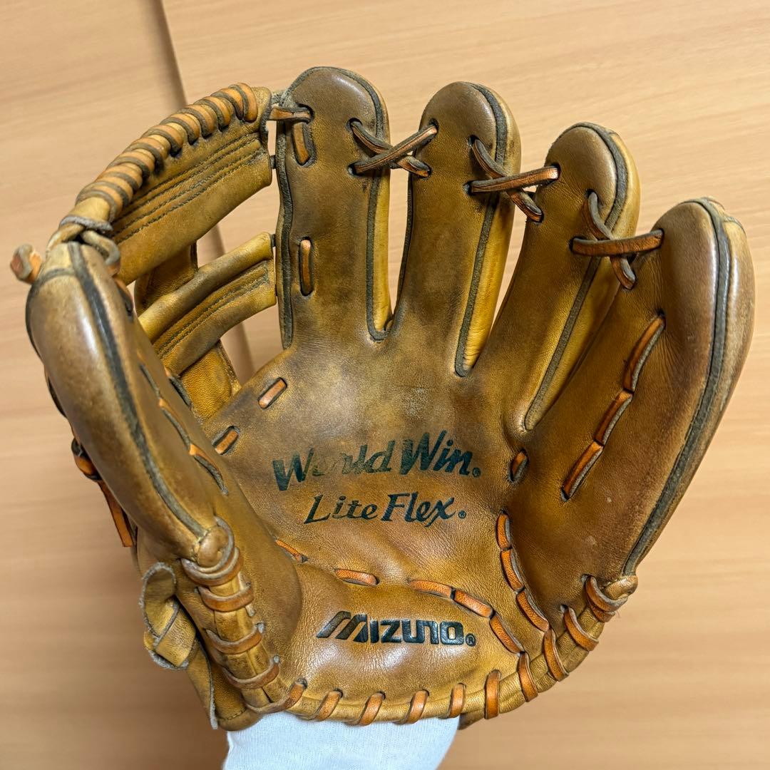 ミズノ ワールドウィン ライトフレックス 軟式用 右投げ 野球 グローブ