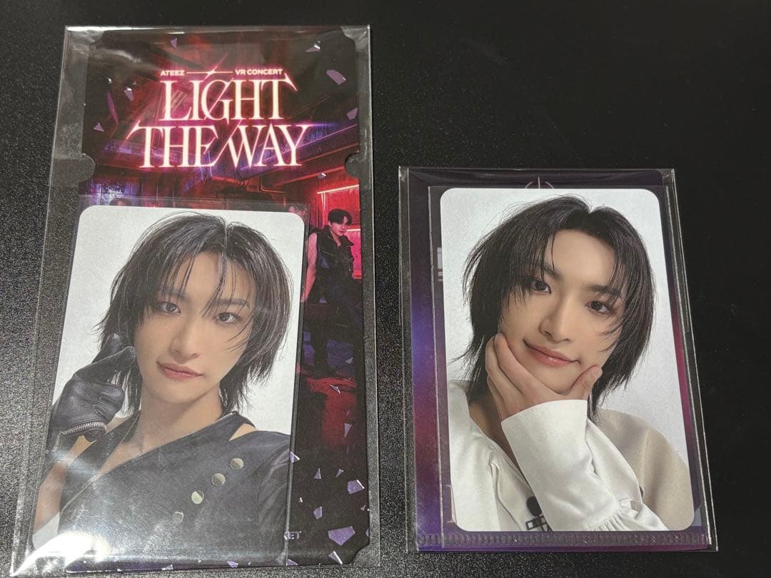 ATEEZ LIGHT THE WAY VR ソンファ トレカセット ATEEZ VR CONCERT : LIGHT THE WAY PHOTOCARD PC TEMPLATE Phase
