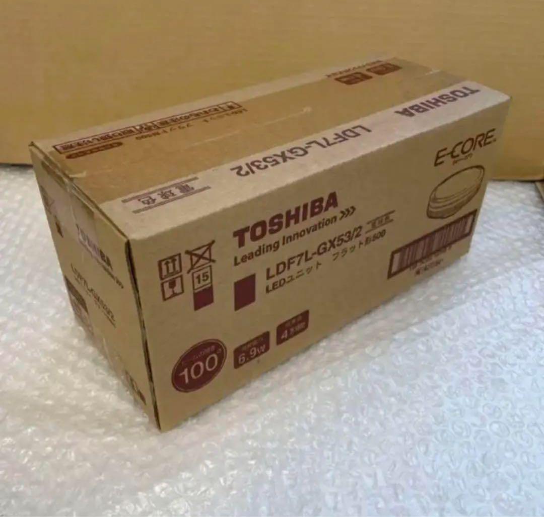 新品TOSHIBA E-CORE  LDF7L-GX53/2 105個 Amazon | 東芝ライテック E-CORE LED電球 LEDユニットフラット形6.9W