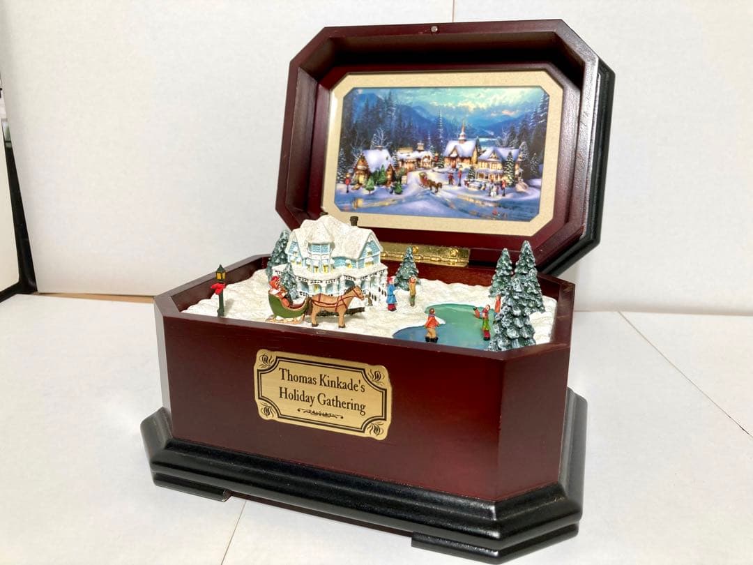 トーマスキンケード オルゴール ホリデーギャザリング 2002限定版｜廃版 トーマスキンケード オルゴール ホリデーギャザリング 2002限定版｜廃