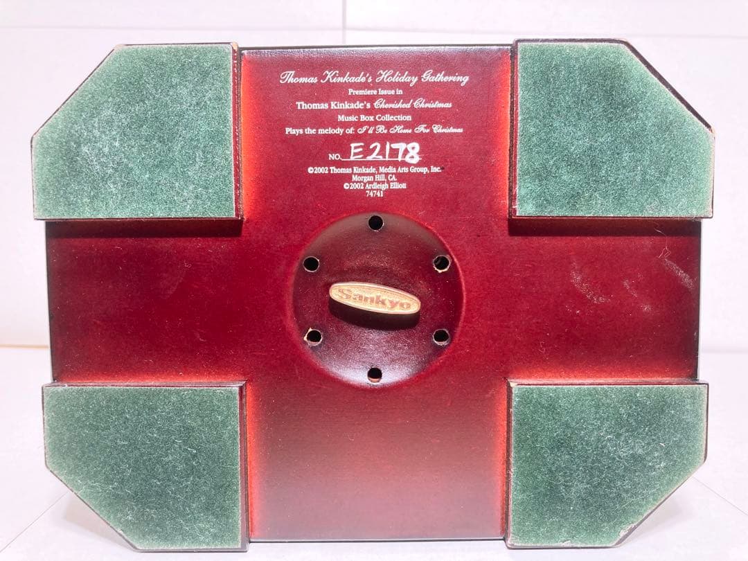 トーマスキンケード オルゴール ホリデーギャザリング 2002限定版｜廃