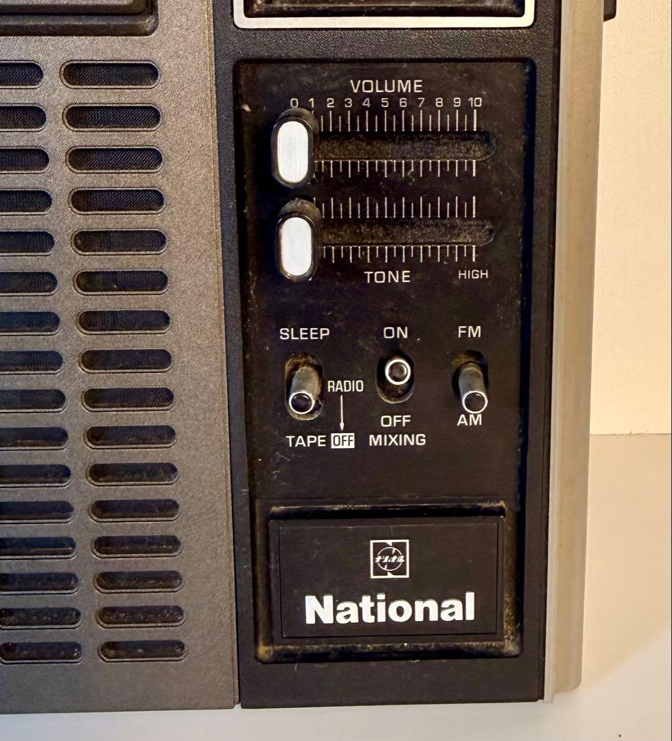 National 昭和 レトロ ナショナル ラジカセ RQ-540 - メルカリ