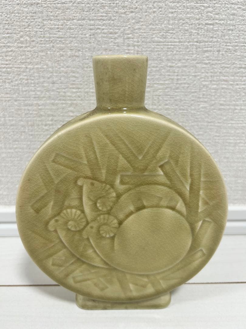 円形陶器花瓶 動物模様 幾何学模様 円形陶器花瓶 動物模様 幾何学模様 Sceneryvase(シナリーベース) 動物