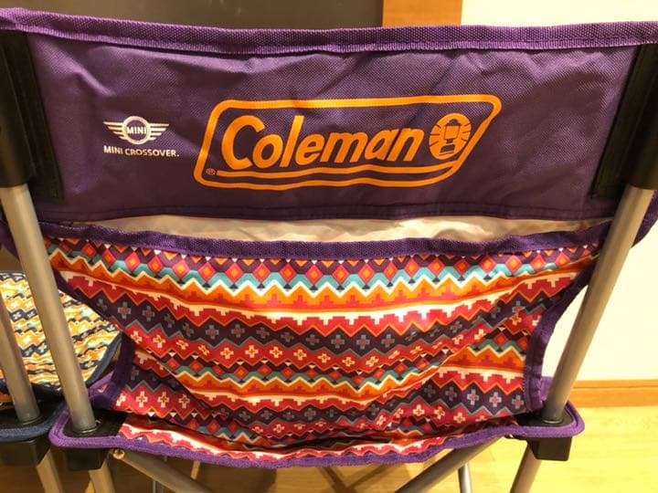 【超希少】 MINI コールマン ファンチェア　2脚 レア Coleman（コールマン） 折りたたみ椅子 チェア アウトドアチェア 二人