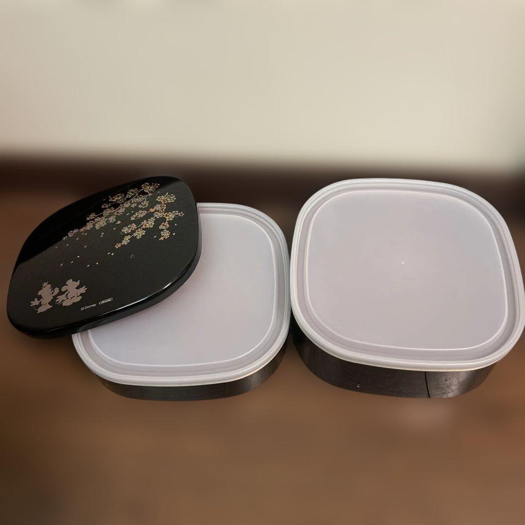 ディズニー ミッキー＆ミニー 2段オードブル 重箱 新品 未使用 - メルカリ