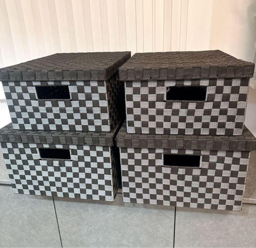 Francfranc 補強線入り　収納ボックス たっぷり収納できるハリウッドミラー一体型メイクボックス