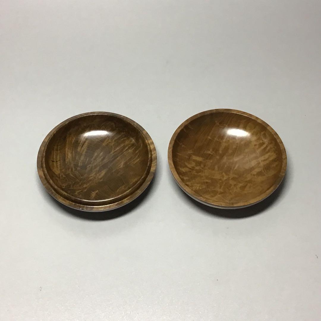 朴木　上杢　ミニ食蘢　小物入れ　香合にも