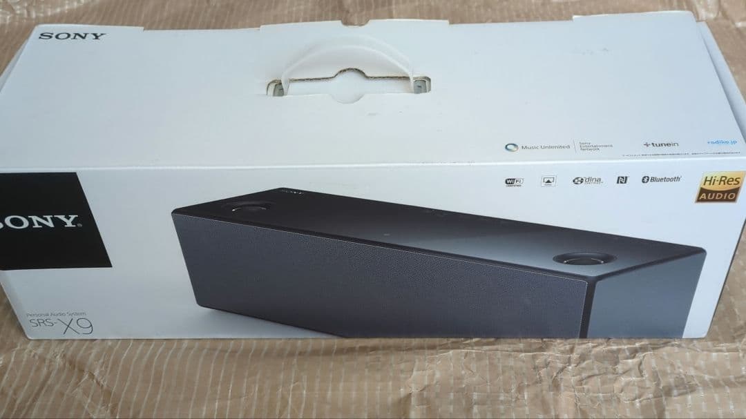 SONY SRS-X9 ソニー スピーカー ハイレゾ再生に対応した こだわりスピーカー「SRS-X9」開梱・外観