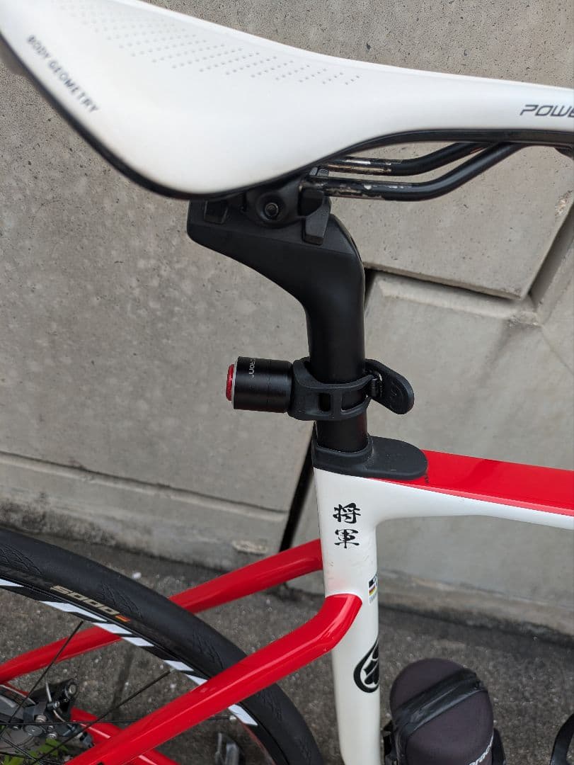 ロードバイクELVES VANTAR ディスク ロードバイク ホワイト/レッド