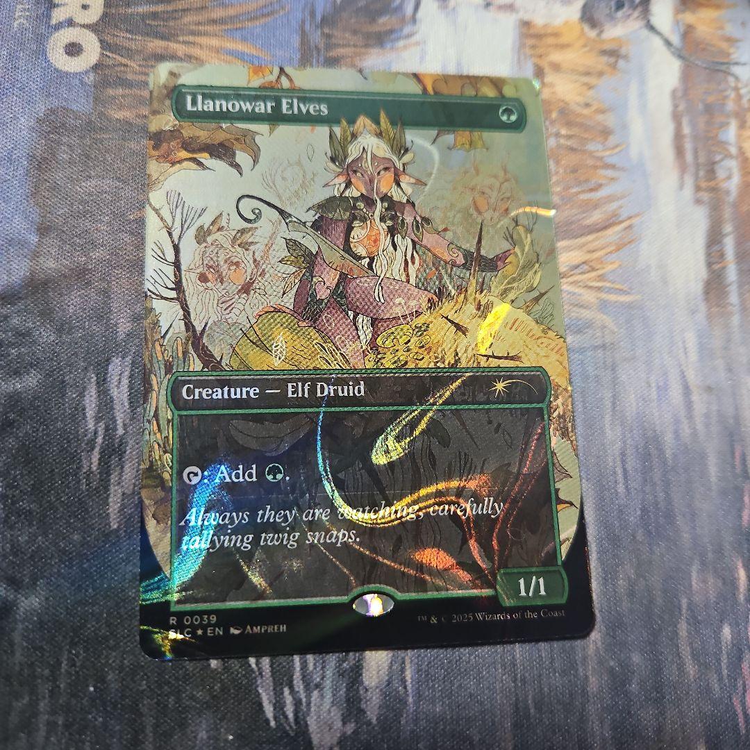 ラノワールのエルフ ハローFoil SLC 日)【Foil】ラノワールのエルフ / Llanowar Elves ☆ショーケース枠