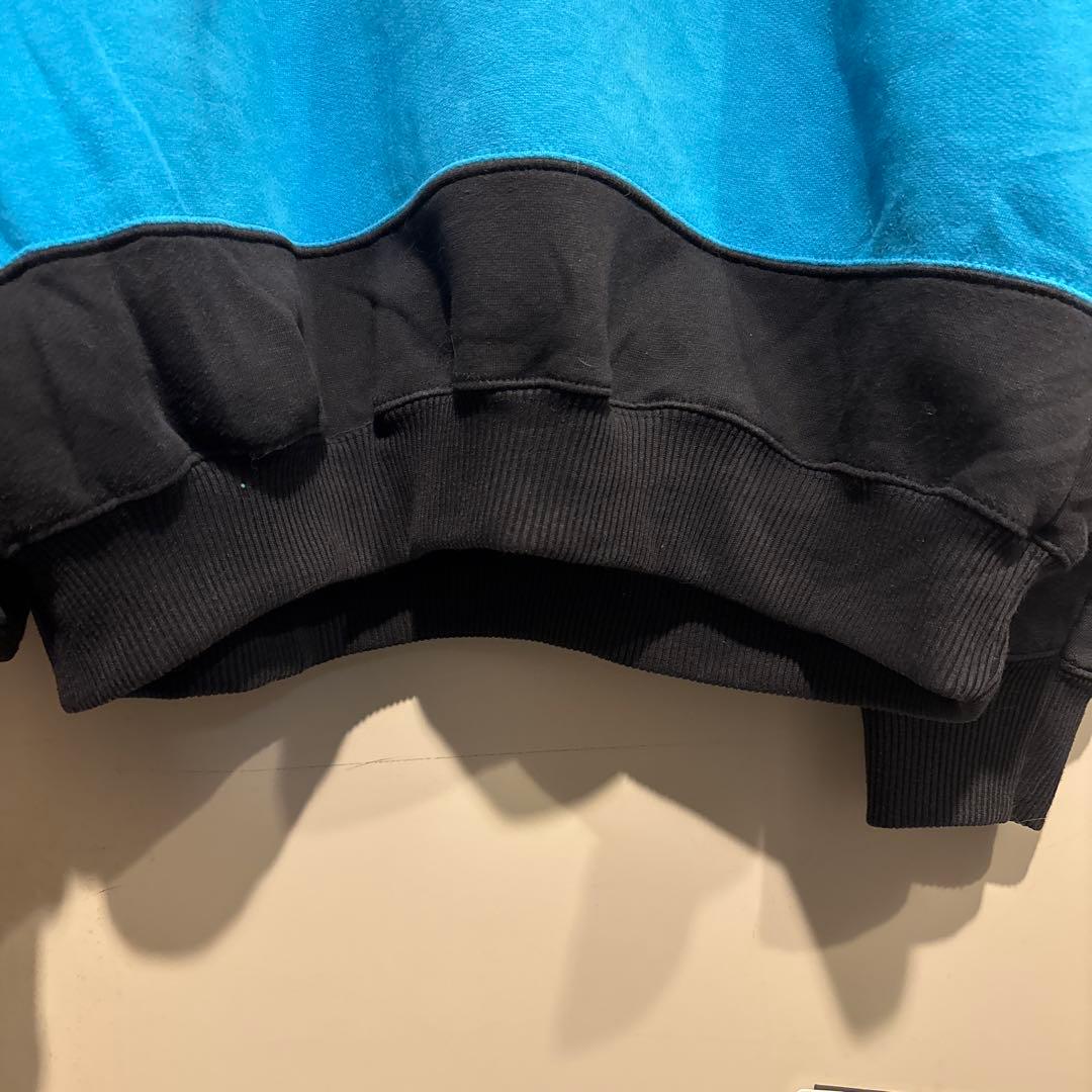 フォロー割大歓迎】スウェット メンズ ボーダー 黒 水色 tyt スタッズ