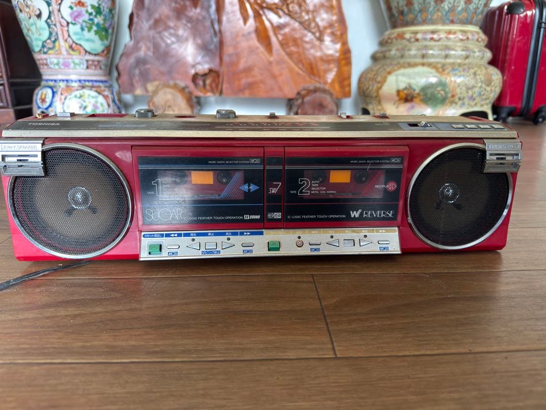 TOSHIBA SUGAR RT-SW7 東芝 シュガー ダブルラジカセ - メルカリ