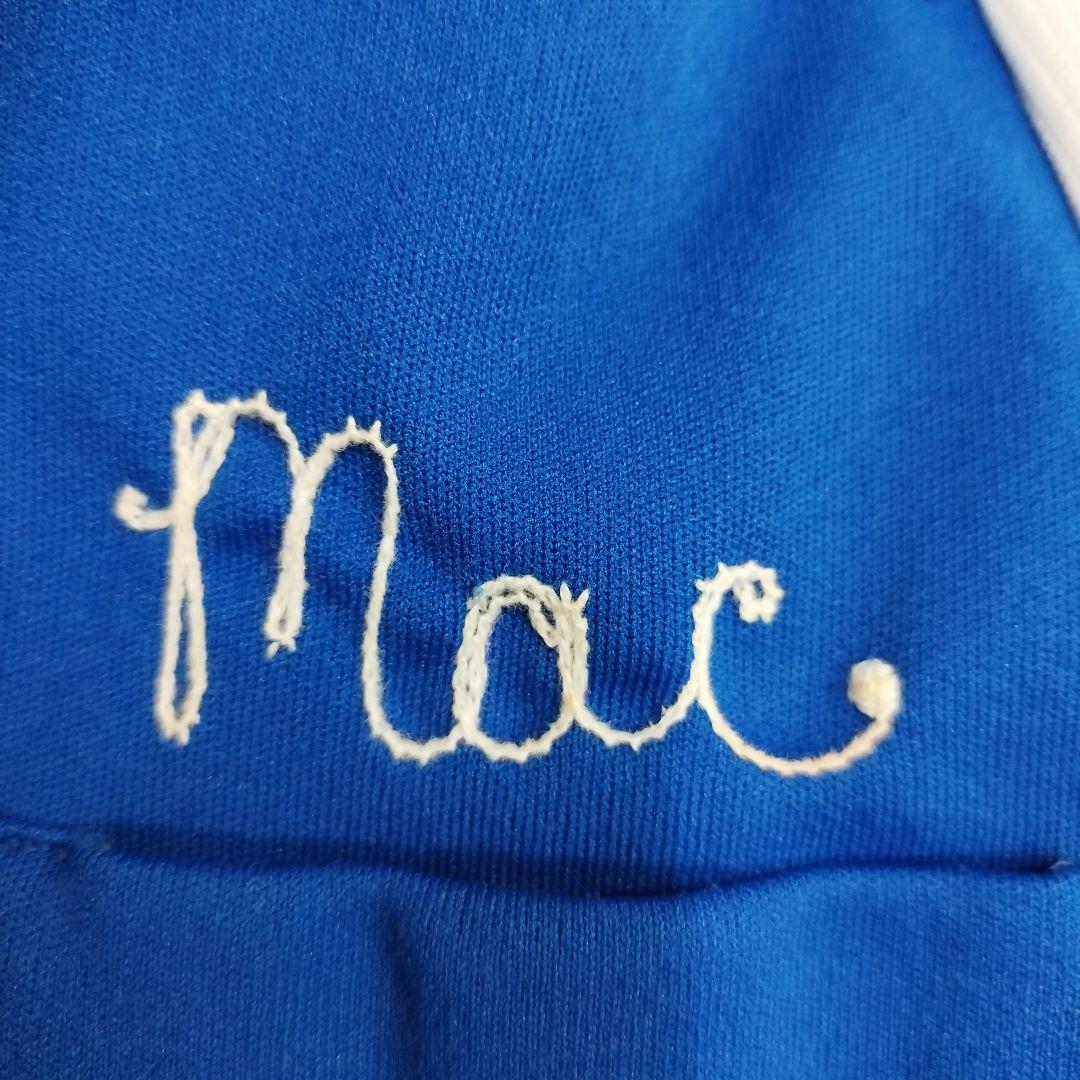 70's Hilton ボウリングシャツ 青と白のツートンカラー - メルカリ