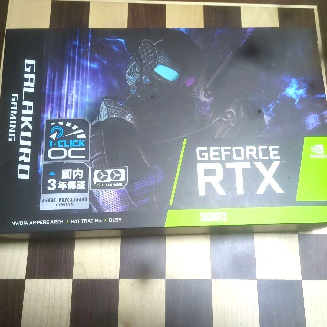 【新品未開封品】GEFORCE RTX 3060 12GB GALAKURO GALAKURO GAMING、「GeForce RTX 3060」を搭載したビデオカード - 価格.com