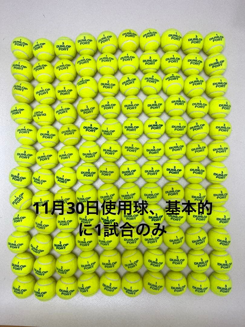 ダンロップフォート120球　中古品　NO1 ダンロップフォート120球 中古品 NO1 ダンロップ フォート120球 中古品
