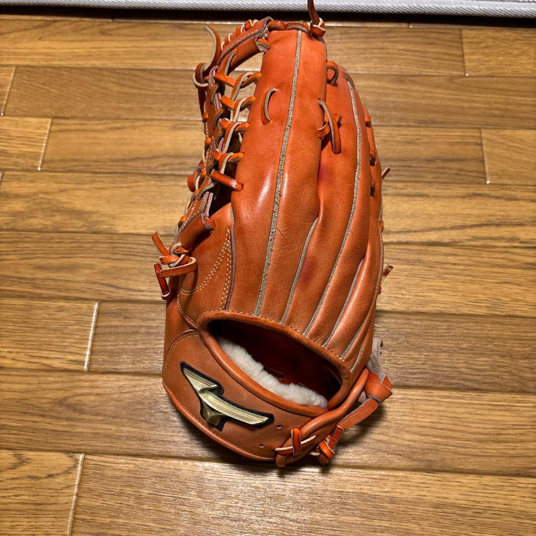 Global Elite 硬式グローブ オレンジ Global Elite ミズノ 硬式グローブ グローバルエリート オレンジ