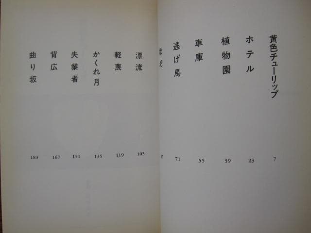 黄色チューリップ　安西水丸　Mizumaru Anzai　初版