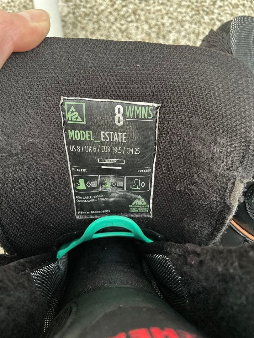 K2 ESTATE レディーススノーボードブーツ 25.0cm