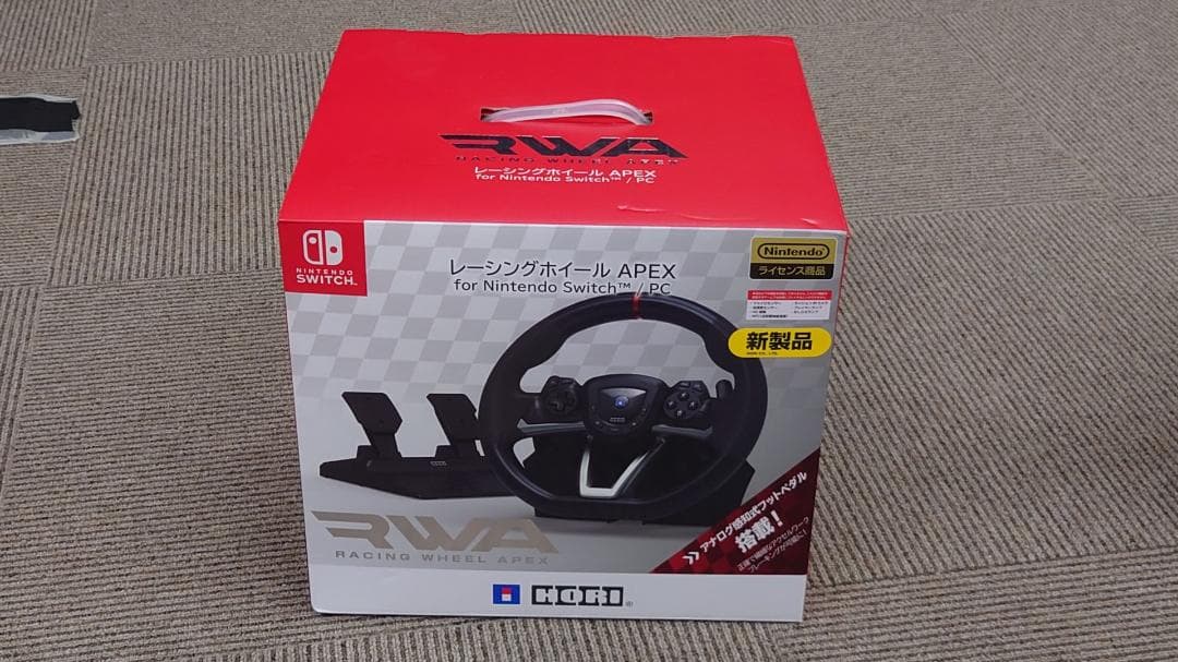 ホリ レーシングホイール APEX for Nintendo Switch/PC - メルカリ