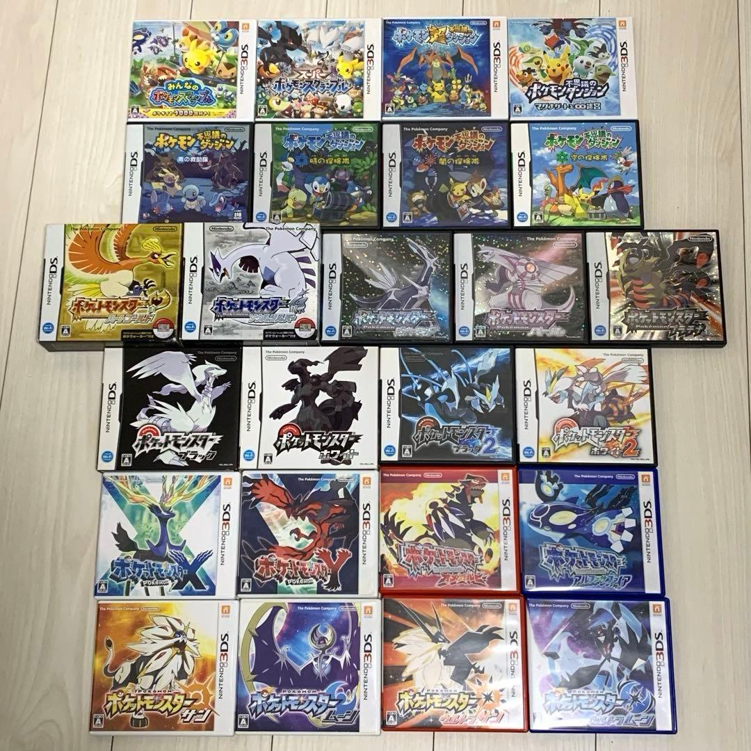 DS 3DSソフト ポケットモンスター ポケモン 25本 - メルカリ