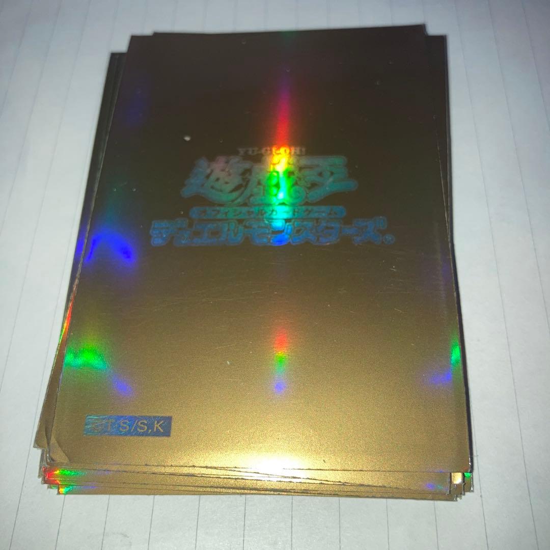612 遊戯王 公式スリーブ 絶版 初期ロゴ ホログラフィックゴールド 11