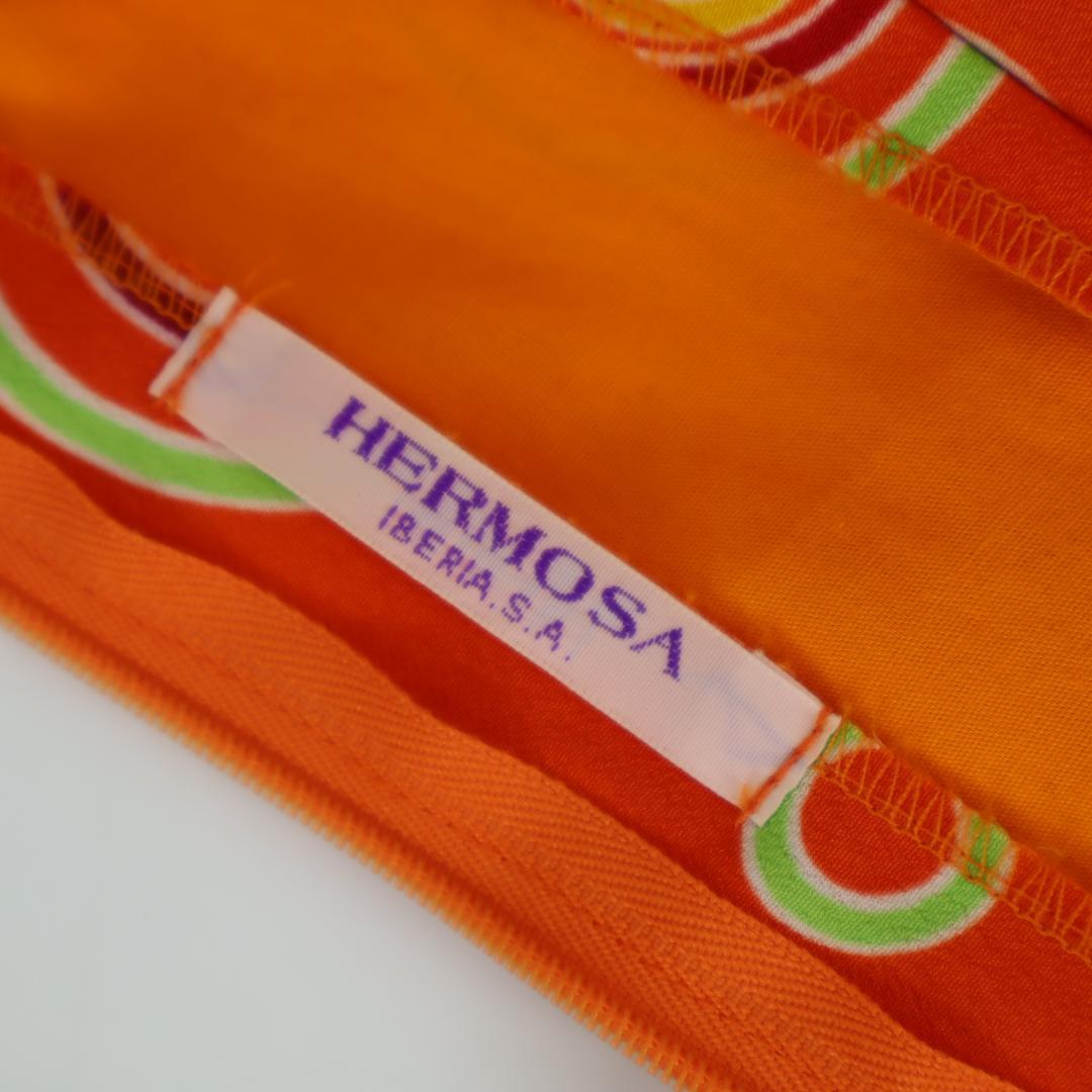 美品 フラメンコ衣装】濃オレンジHERMOSA IBERIA イベリア ドレス