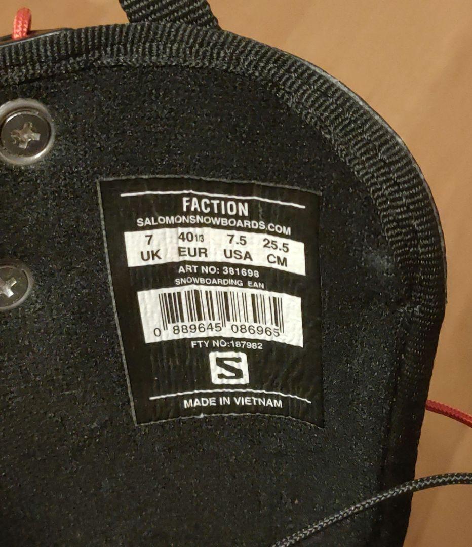 Salomon サロモン スノーボード ブーツ 25.5cm レディース