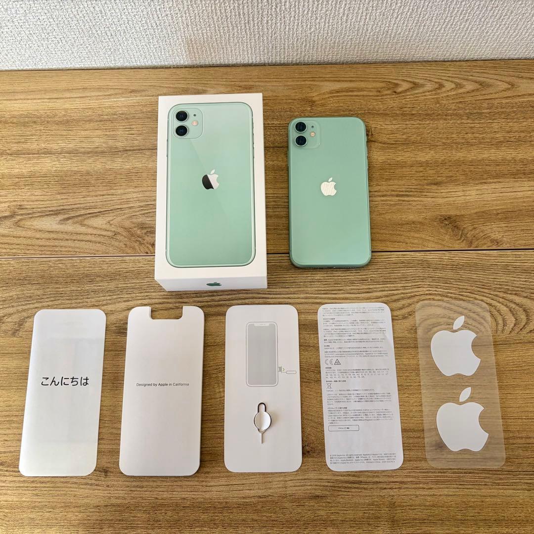 iPhone 11 128GB SIMフリー ミントグリーン - メルカリ