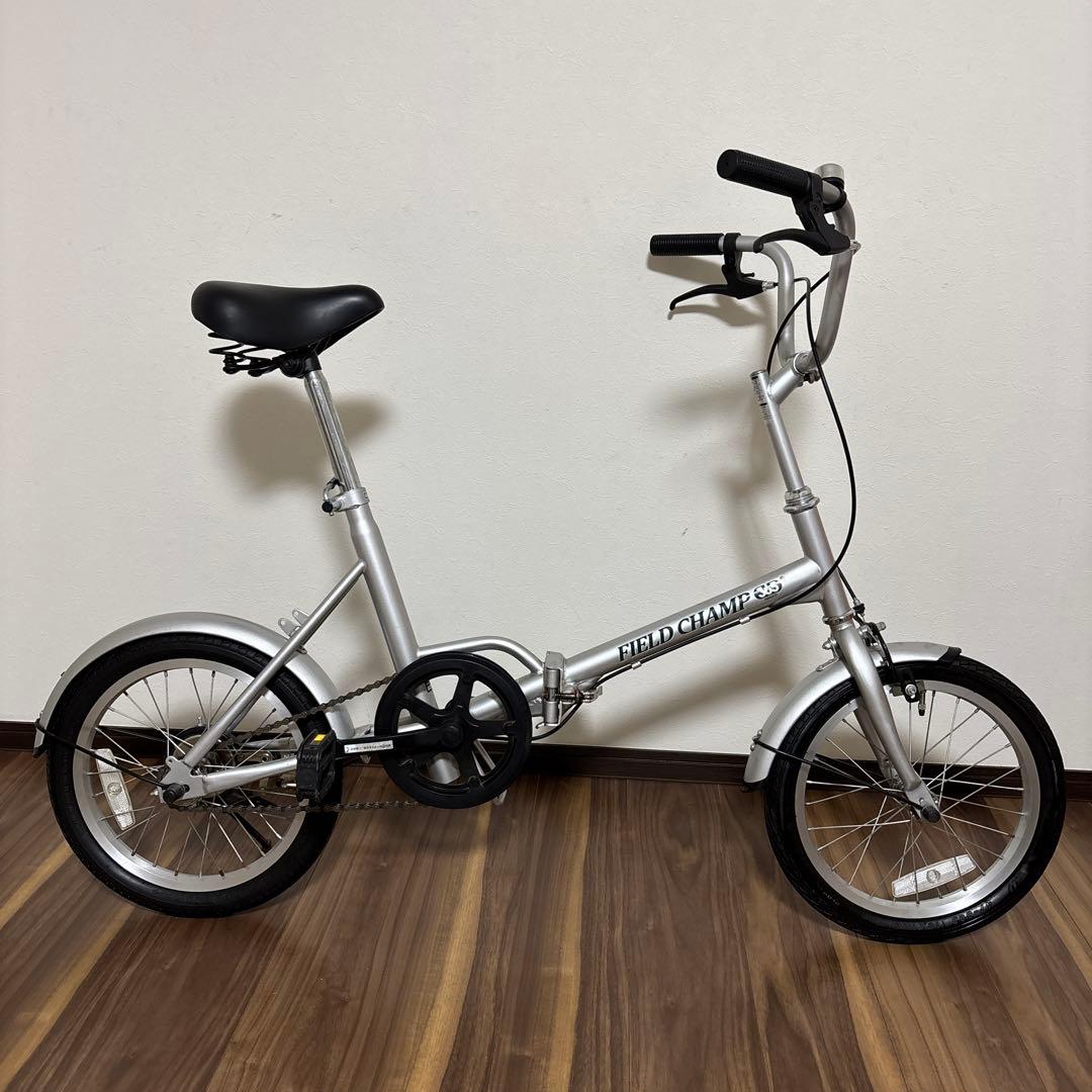 引取限定　折り畳み自転車 フィールドチャンプ フォールディングサイクル16インチ FIELD CHAMP 2024年最新 新型 新発売 CHAMP 16インチ折畳み自転車RD MG