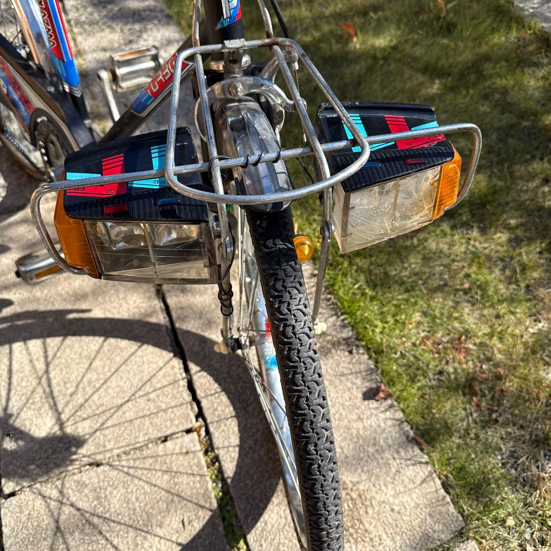 昭和レトロ自転車 当時物 20インチ デコチャリベース車 ガレージ飾り