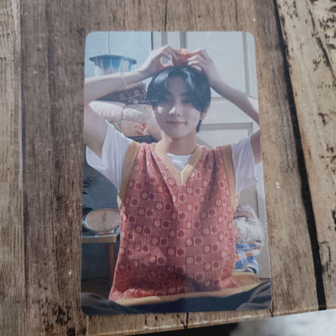 キラキラ、ENHYPEN.ジョンウォン、裏サイン入りトレーディングカード