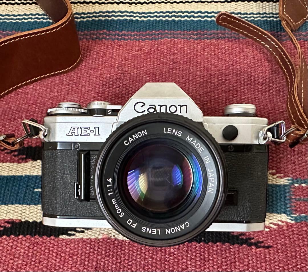Canon AE-1 フィルムカメラ スターターセット（フィルム10本付き） おじいちゃんからもらったcanon AE-1一眼フィルムカメラで撮影&現像