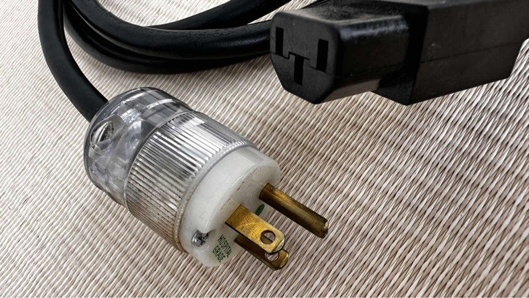 高級　電源ケーブル　3.1m オーディオ電源ケーブル