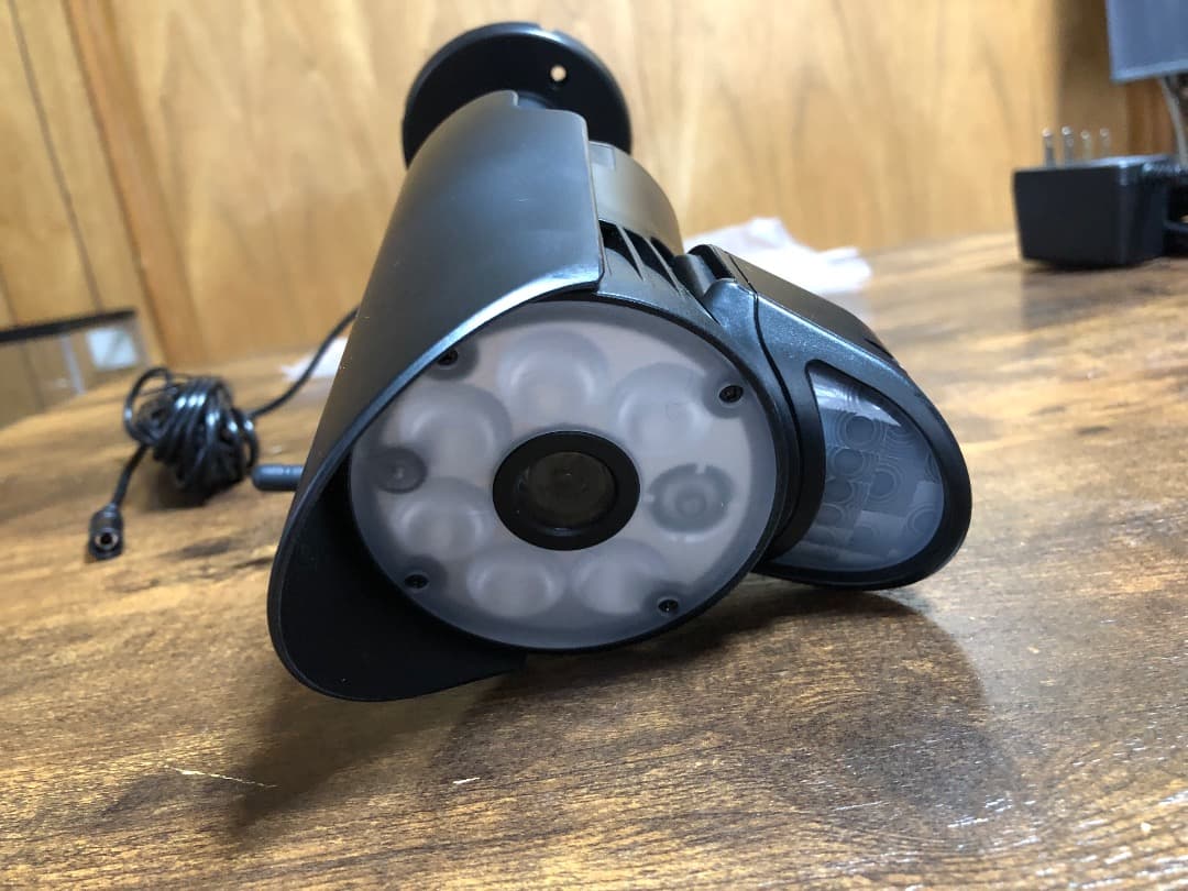 NSK NS-101W モニター&センサーライト機能付カメラセット NSK モニター