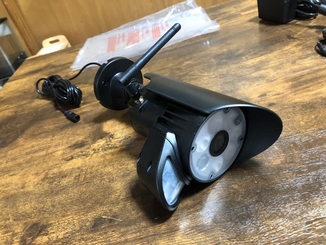 NSK NS-101W モニター&センサーライト機能付カメラセット NSK モニター