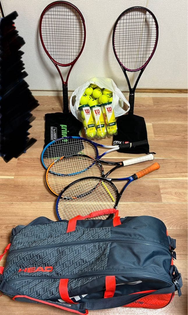 硬式用Princeテニスラケット他5本・ボール(新品有)・バッグセット Prince X 105 (255g) - Prince プリンステニス公式サイト
