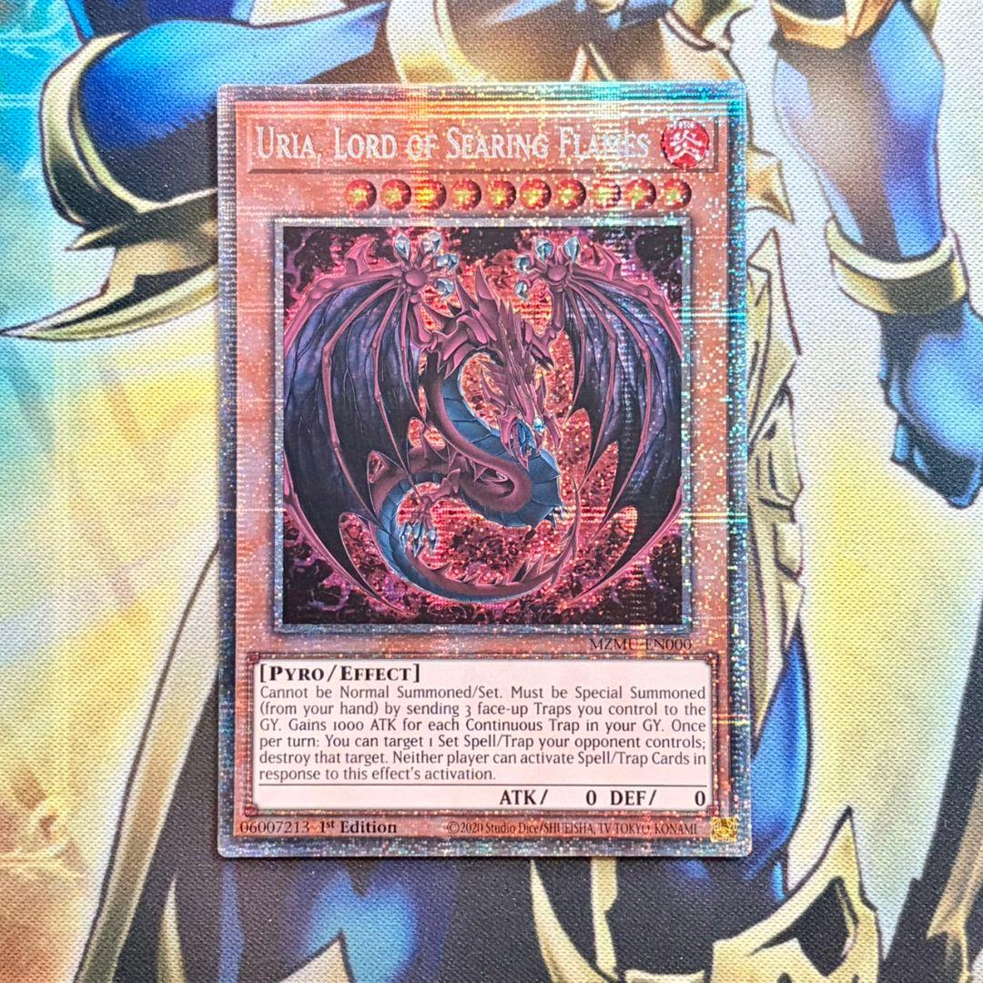 遊戯王 英語 神炎皇ウリア スターライトレア EU版 MZMU ④ - メルカリ