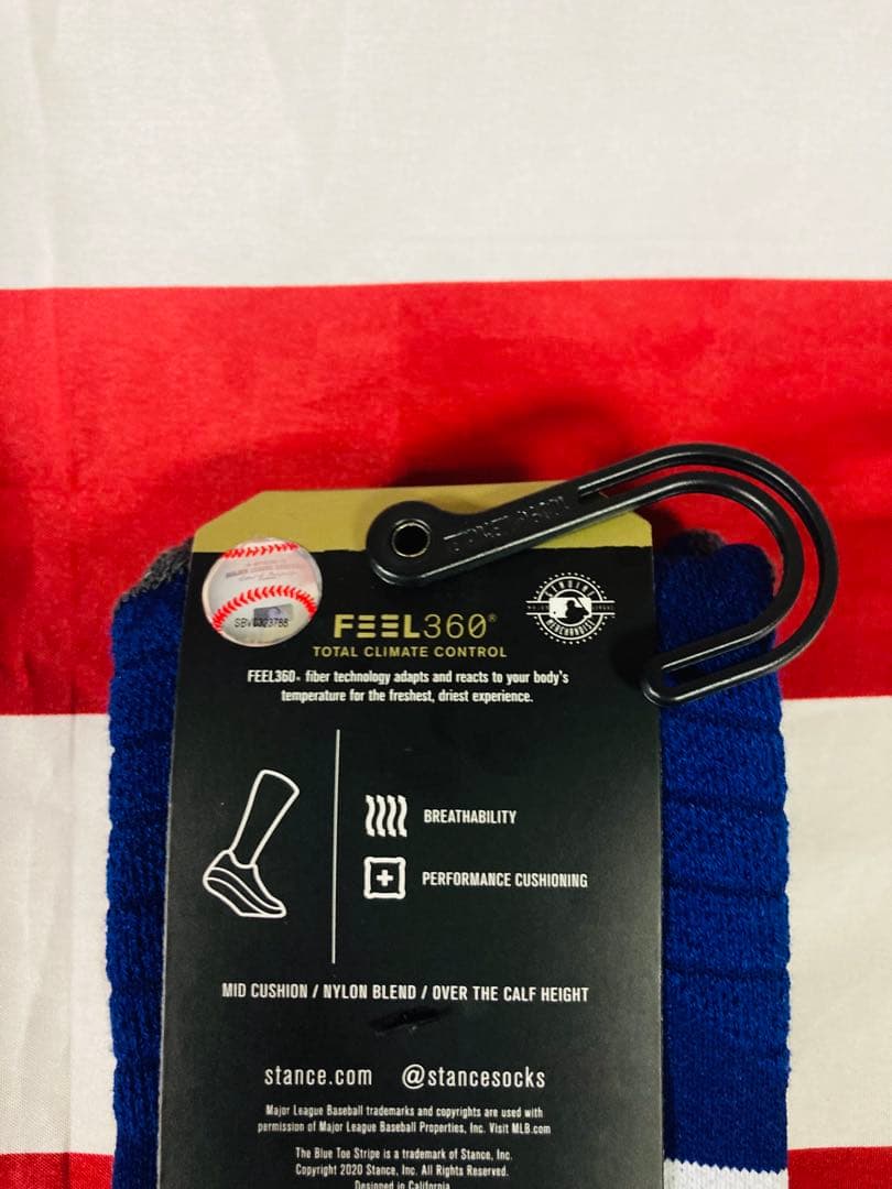 ドジャース 日本未発売 膝迄野球用Stanceソックス ムーキー ベッツ