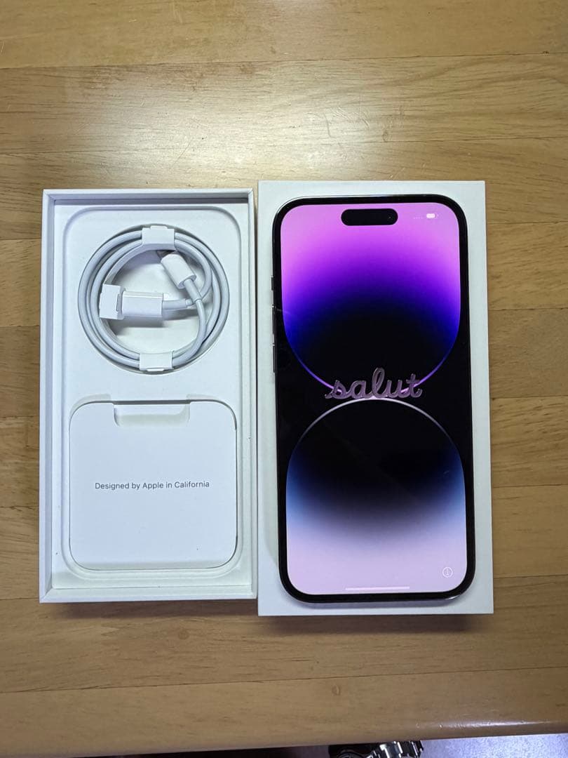 iPhone14Pro 256GB ディープパープル iPhone 14 Pro Max Deep Purple 256GB (Unlocked) – Plug