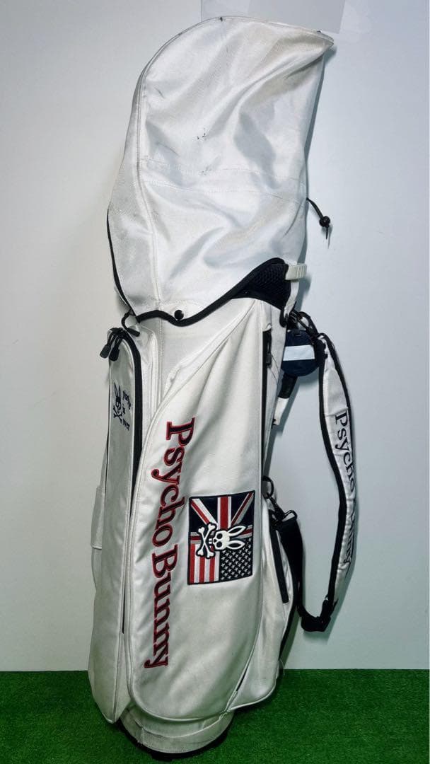 C1109 Psycho Bunny サイコバニー　キャディバッグ ゴルフ Psycho Bunny（サイコバニー） ゴルフ キャディバッグ カート型 9型 46