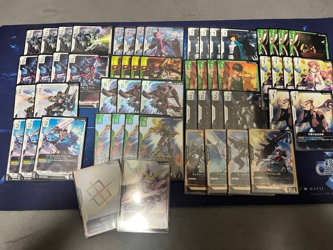 ガンダムカード　緑白ウイング　デッキ ガンダムカードデッキレシピ】緑白ウイング