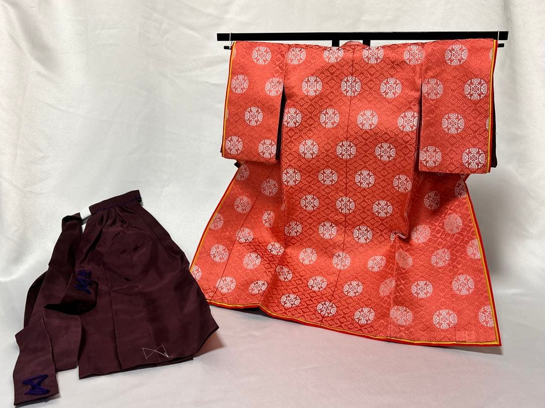 有職雛 高倉家 衣紋道 小袿 単 雛人形 ひな人形 衣装 着物 ドール用 京七番 極上高倉雛 菊尽くし | 人形の島田