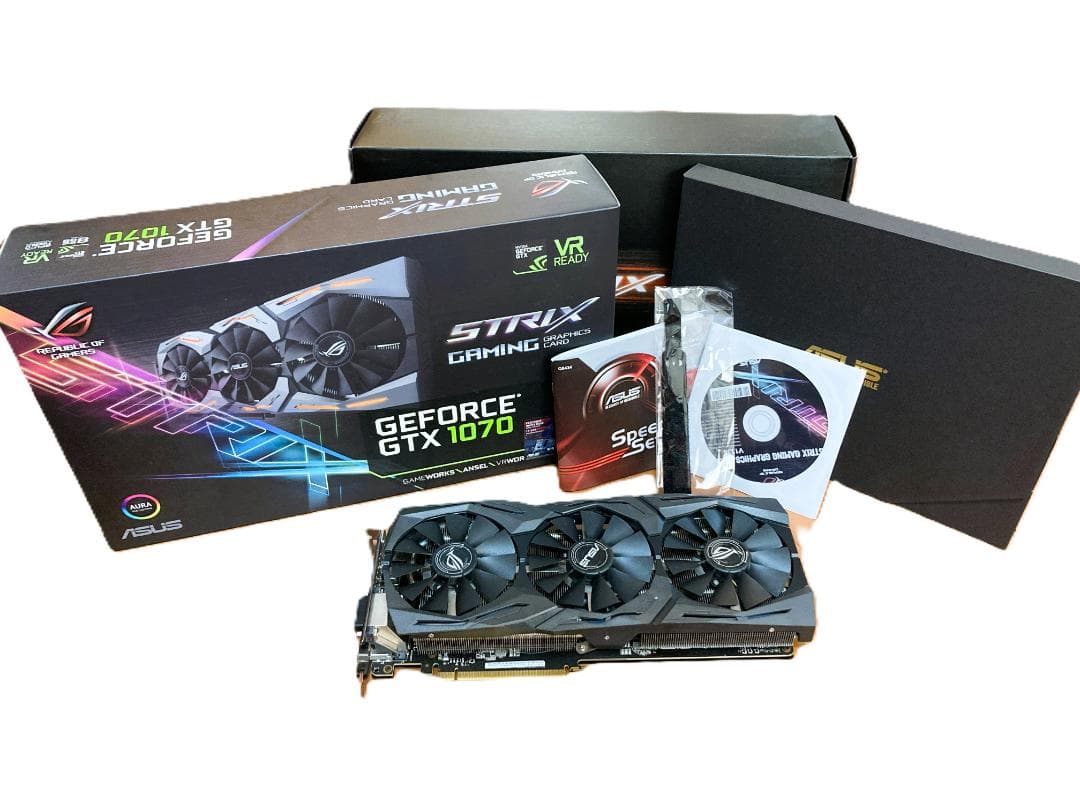 グラフィックボード・グラボ・ビデオカード ASUS ROG-STRIX-GTX1070-8G-GAMING GPU ASUS ROG GeForce GTX 1070 Graphics Card STRIX-GTX1070-O8G-GAMING