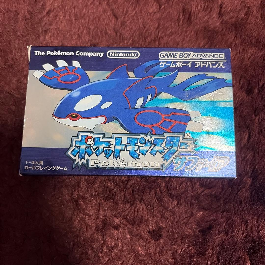 ポケットモンスター サファイア ゲームボーイアドバンス GBA 箱あり