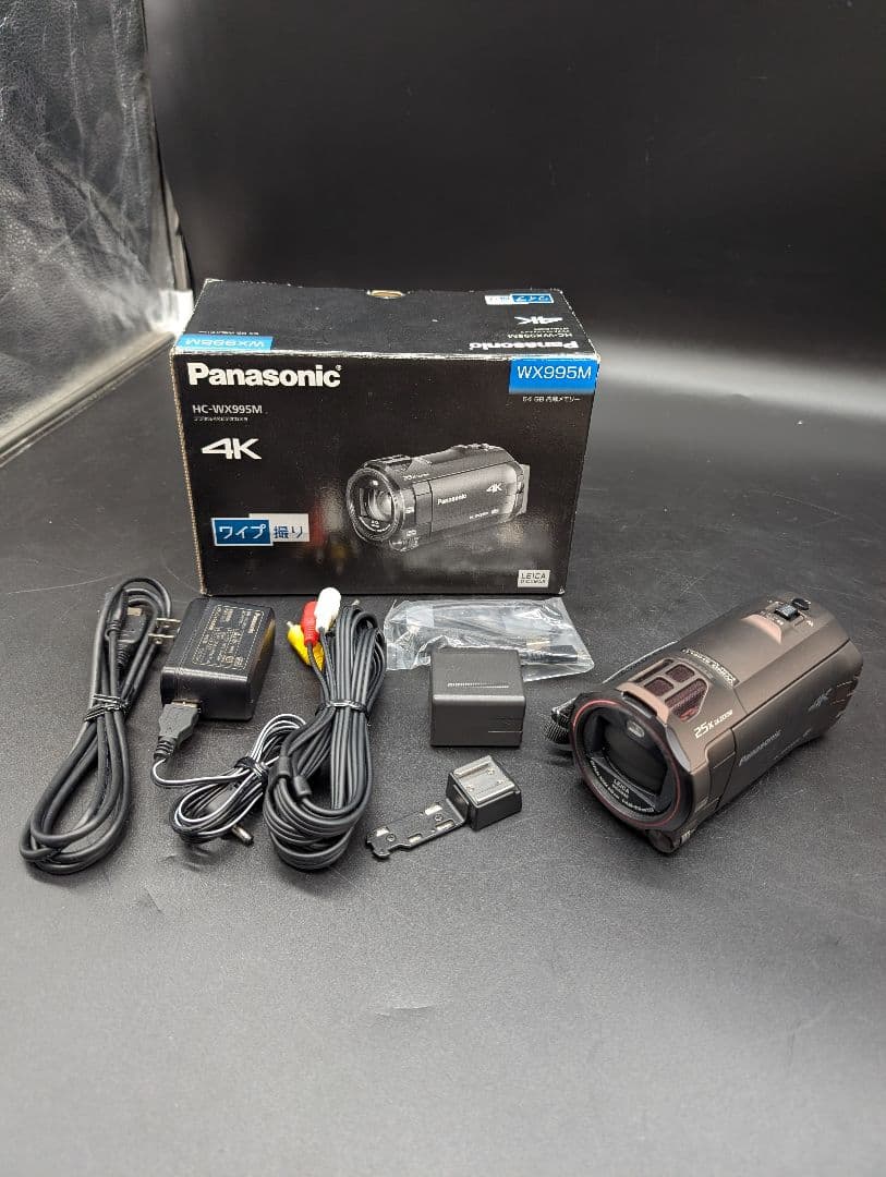 【美品・動作良好】Panasonic WX995M ビデオカメラ Amazon.co.jp: パナソニック 4K ビデオカメラ WX995M 64GB ワイプ撮り