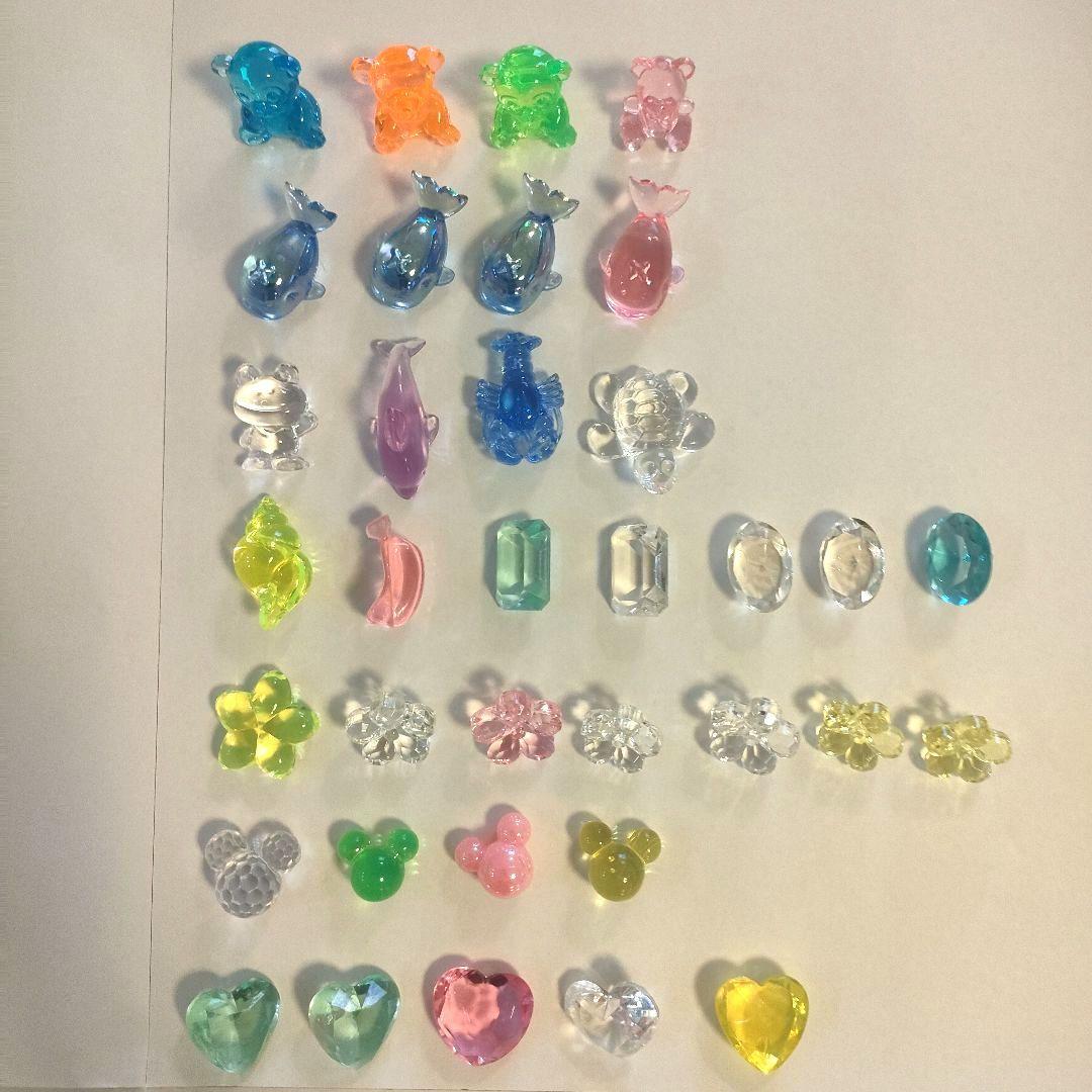 キラキラ宝石☆アクリルストーン☆宝石すくい☆アクリルアイス 35個