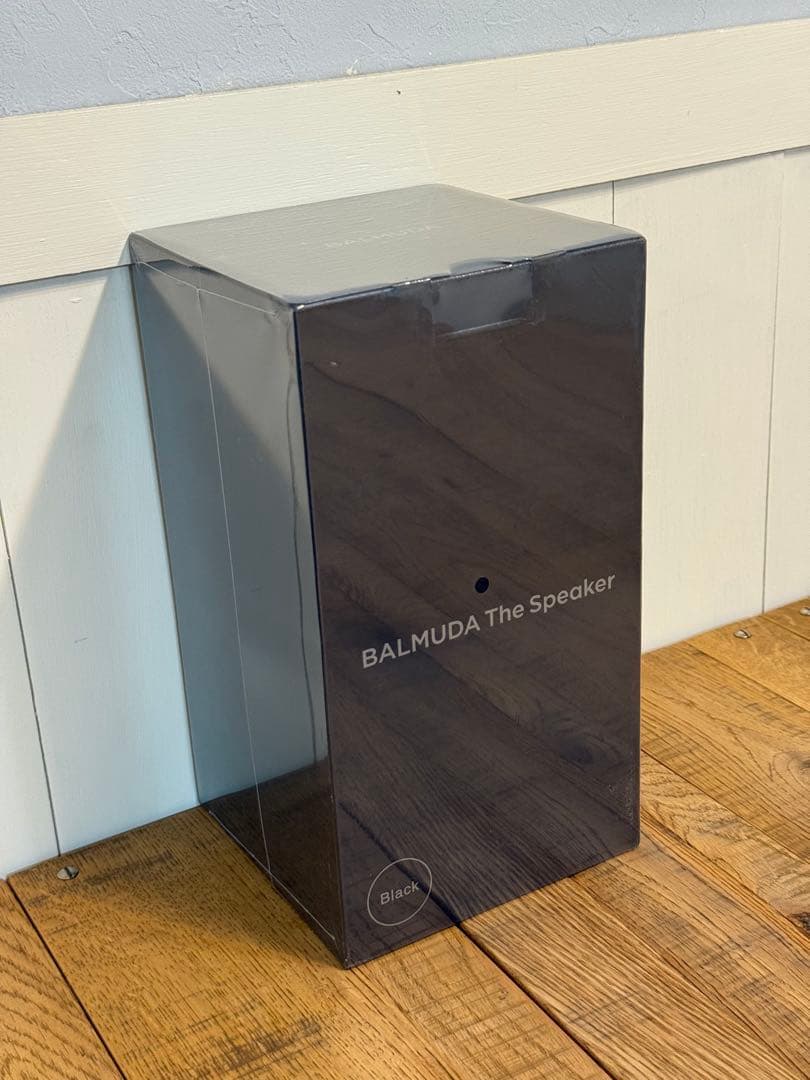 新品未開封　BALMUDA The Speaker M01A-BK ブラック バルミューダ BALMUDA The Speakerブラック M01A-BK／JP