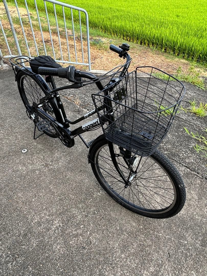 ブラッキーワイドタイヤママチャリ(26㌅)お引き取り限定 - メルカリ