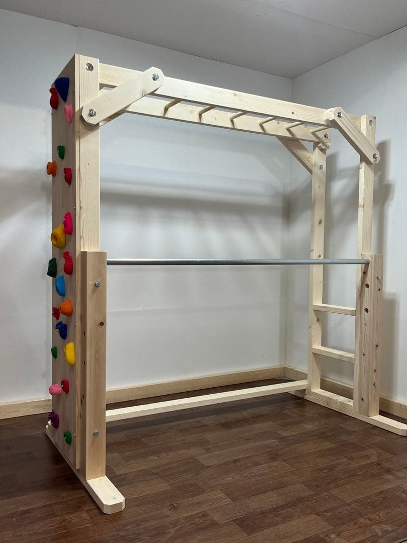 雲梯 室内うんてい 室内 ボルダリング 鉄棒 登り棒 ブランコ ターザン